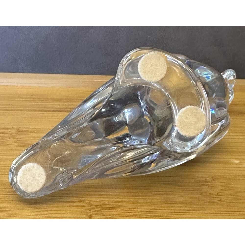 BACCARAT PARROT / 4 Inch Stunning French Crystal Figurine / Oiginal Sticker - Picture 9 of 10